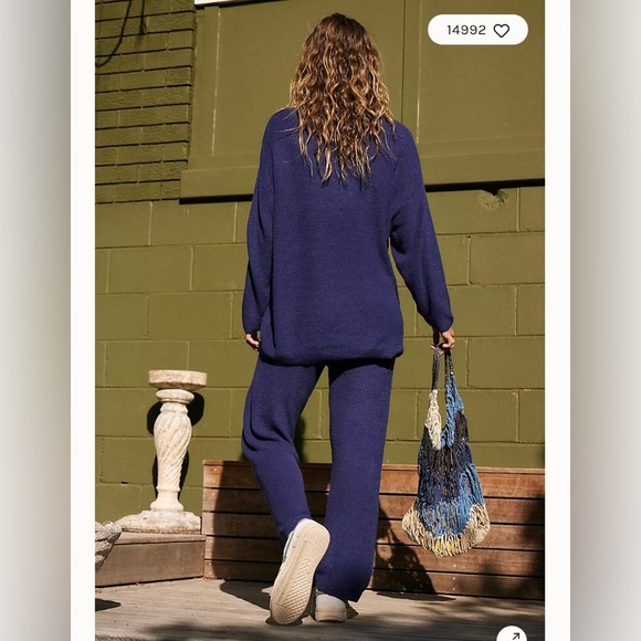 Free People Malibu Sweater Set - Green - Picture 3 of 5